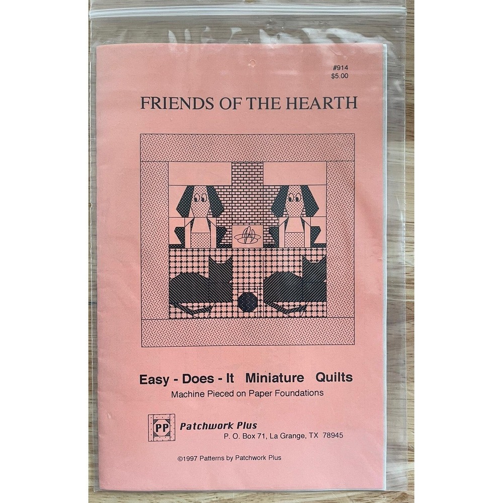 Friends Of The Hearth Miniature Quilt Pattern Number‎ 914 - Patchwork Plus